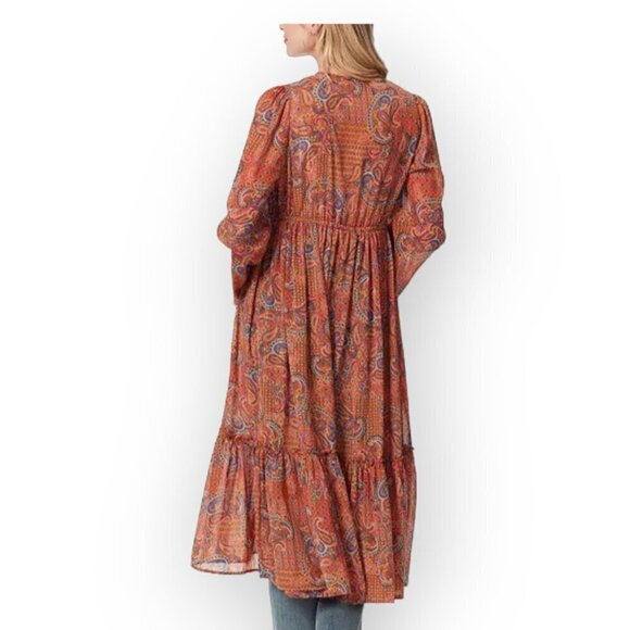 Jessica Simpson women's Marilyn Lace-Trimmed Duster | size XS (generous fit) - Picture 3 of 16